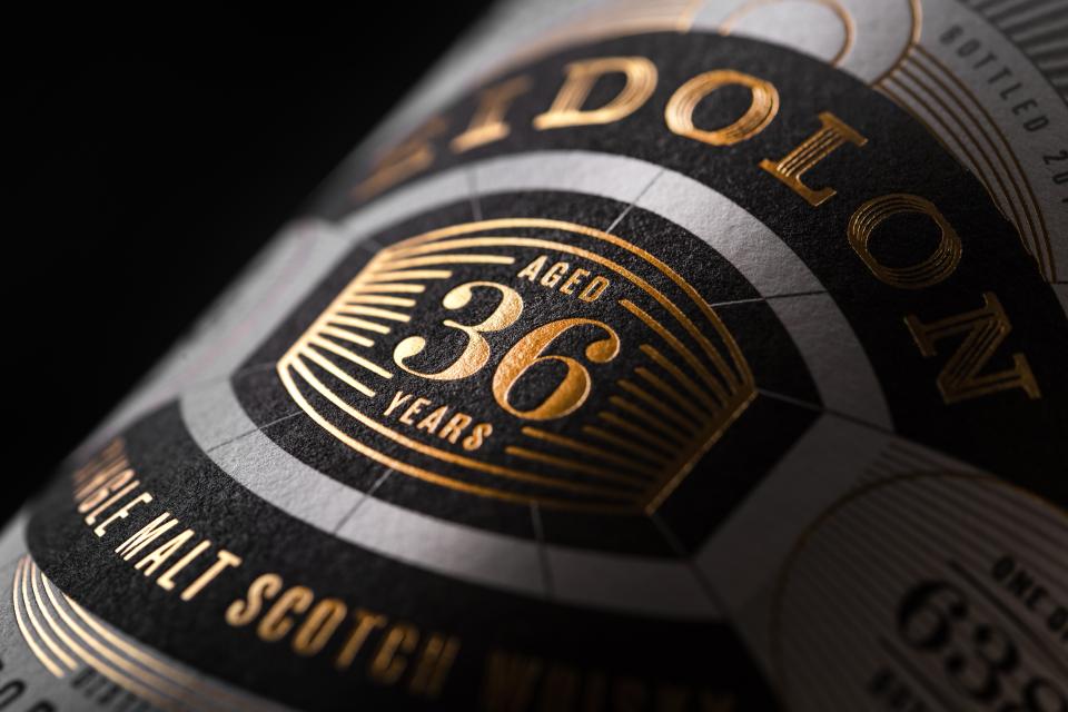 Eidolon Whisky Port Ellen Packaging Label