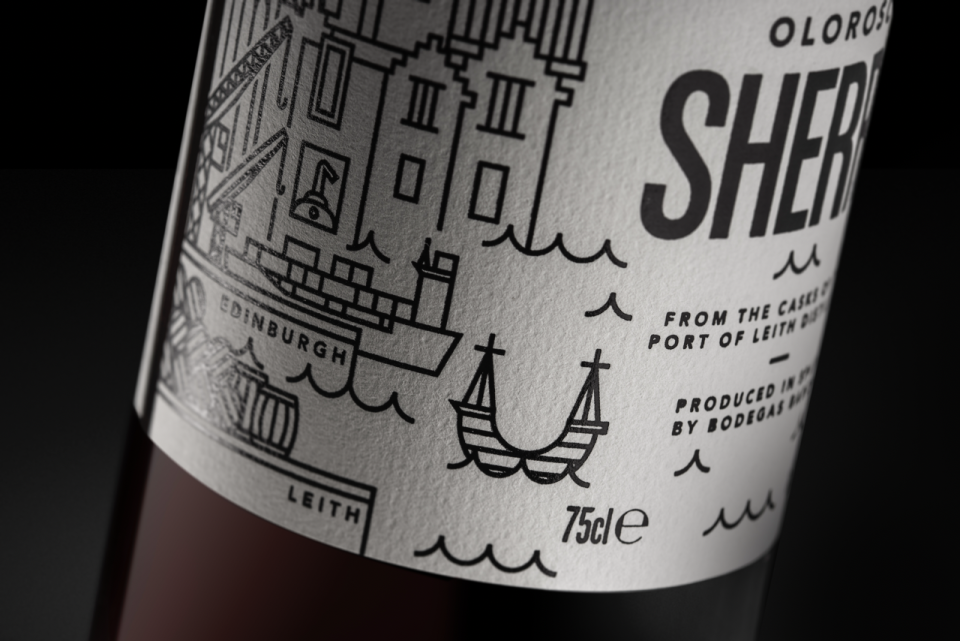 Port of Leith distillery brand and packaging design